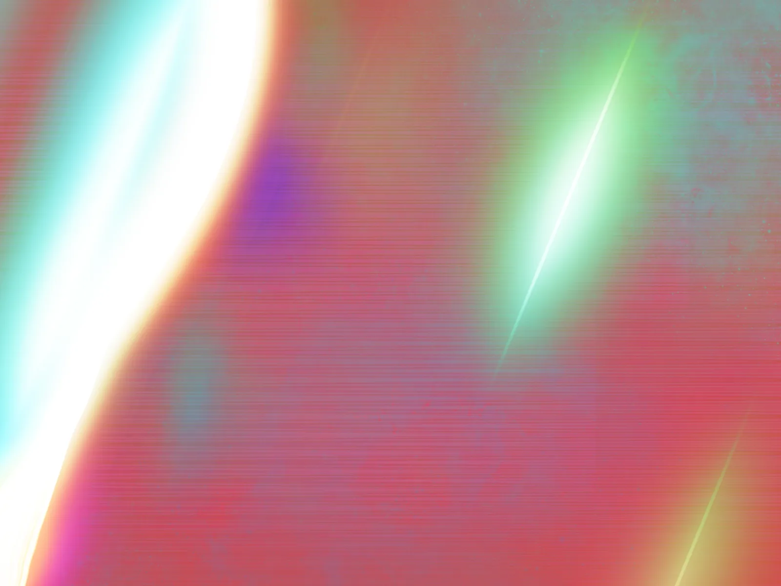 Cosmic Blur — soft red-green light field