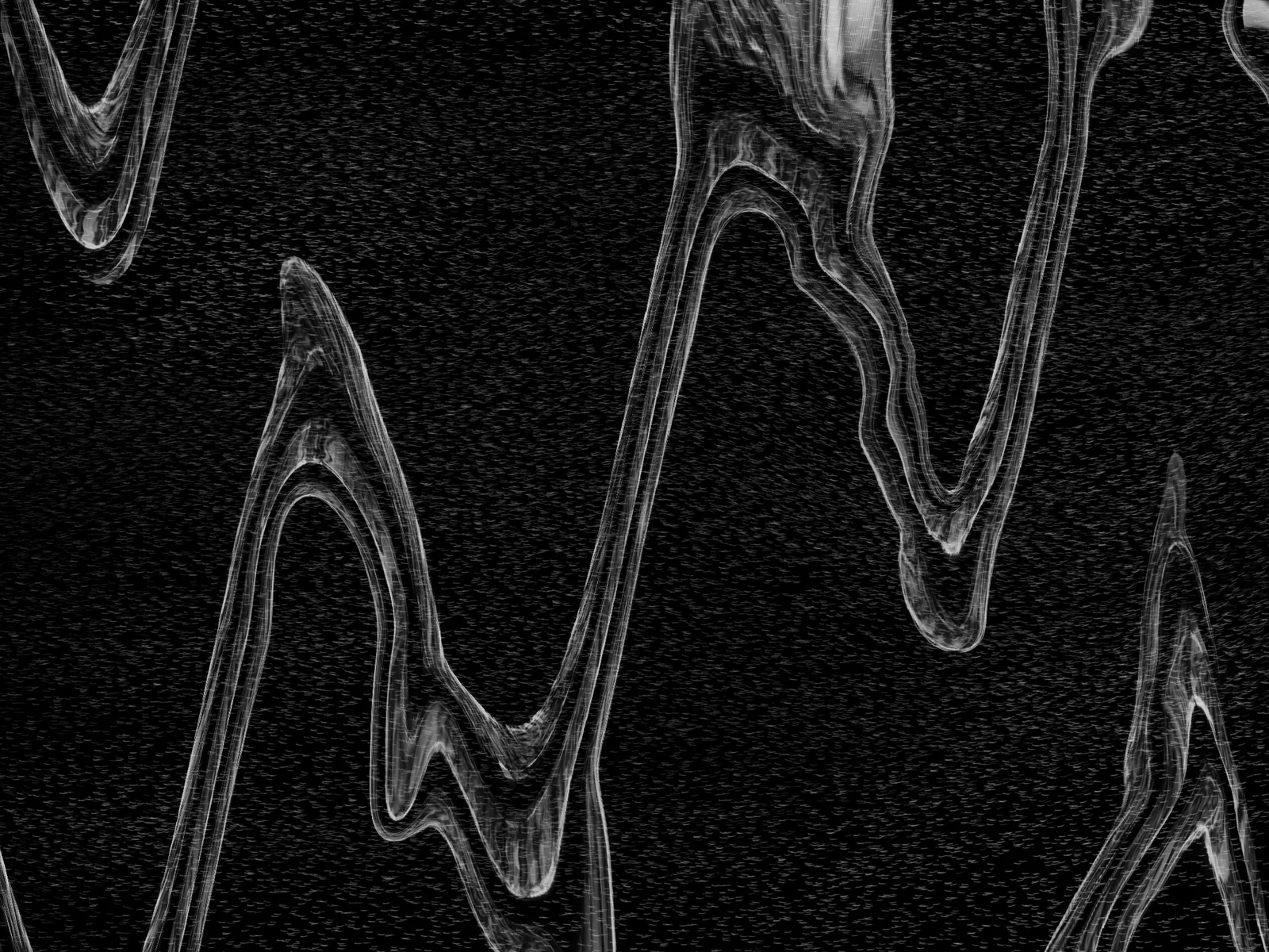 Interstellar B-Side — black and white topographic waves